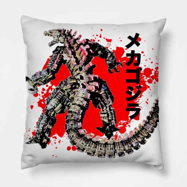 Mechagodzilla 2021 Pillow by Pop Fan Shop