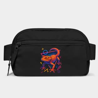 Retro Neon Cat Gecko Bag