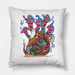 Snail Ride II Pillow