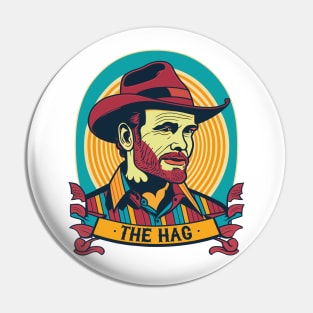 Merle Haggard / Retro Country Music Fan Design Pin