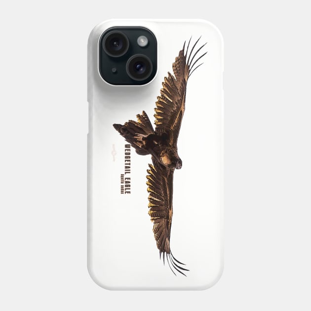 Wedgetail Eagle_01C Phone Case by seadogprints