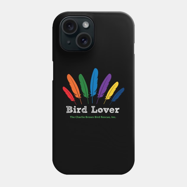 CB bird lover - white type Phone Case by Just Winging It Designs