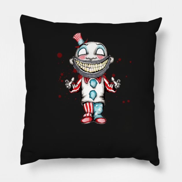 Super Secret Clown Business II Pillow by LVBart