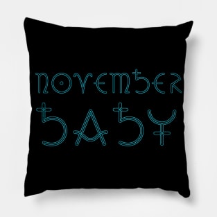 Month of November Pillow