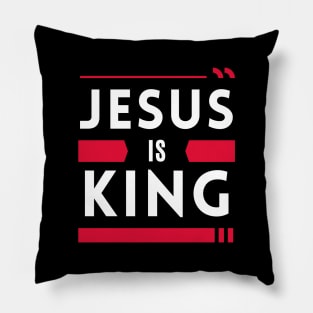 Jesus Is King | Christian Pillow