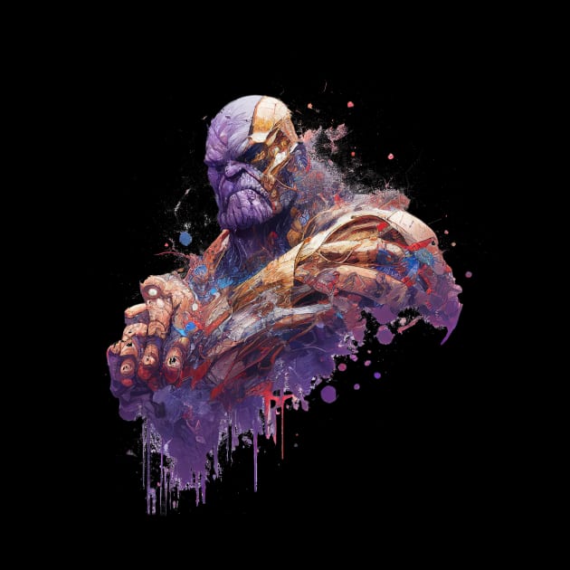 Thanos Fading Out by Drank