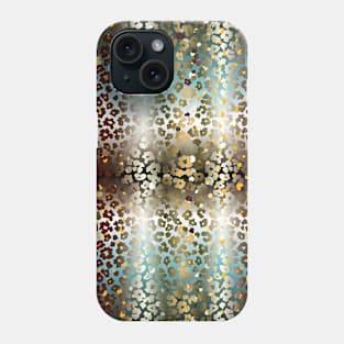 Colourful gradient unique flowers leopard stripes abstract modern 267 Pattern Phone Case