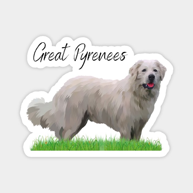 Great Pyrenees Magnet by That's My Doggy