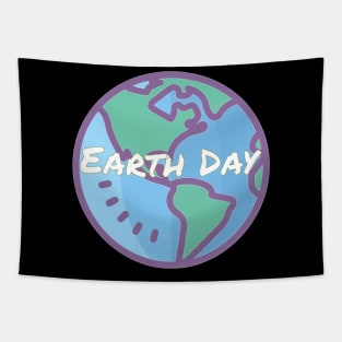 Earth Day, Save The Oceans, Climate Change, Save The Planet Tapestry