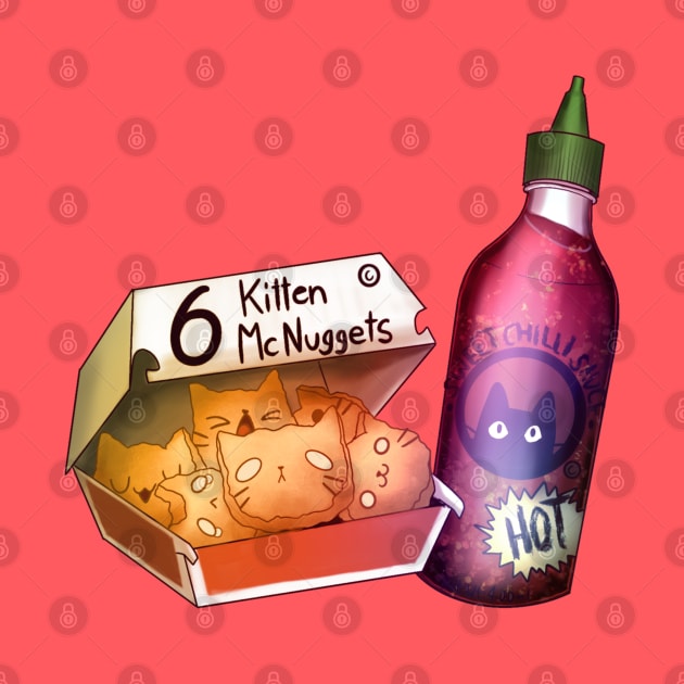 Menu 5 kitten McNuggets and Sweet Chili sauce by ThePaper