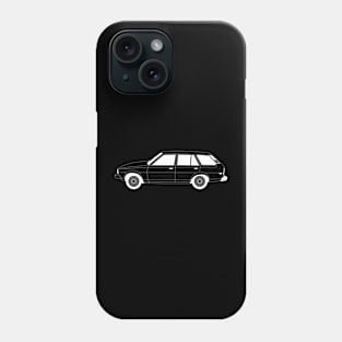 Corolla AE112 White Outline Phone Case