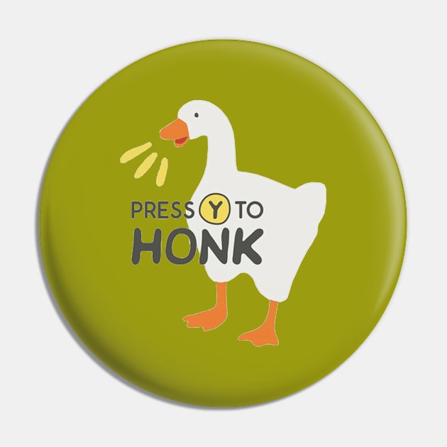 Goose Honk Merch Pin by tariandita