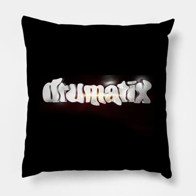 DRUMATIX LOGO Pillow by RickTurner