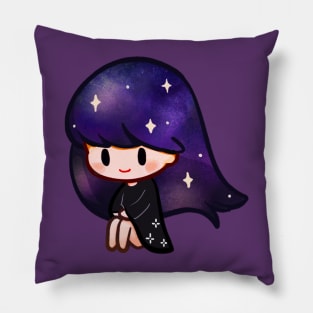 galaxy girl Pillow