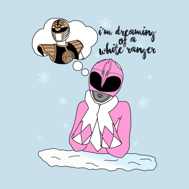 Power Rangers "Dreaming of a White Ranger" Design by SimplePeteDoodles