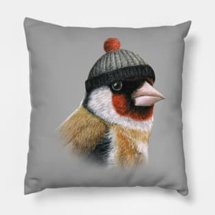 European goldfinch Pillow