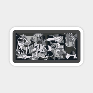 Guernica Cartoon Magnet