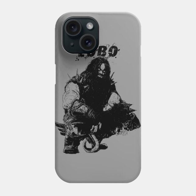 Lobo Silhouette Phone Case by enfuego360