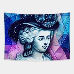 Frances Burney Snowy Portrait | Frances Burney Artwork 8 Tapestry