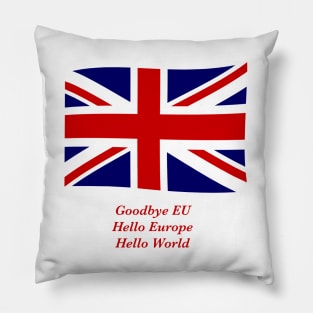 Goodbye EU Pillow