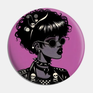 Punk girl Pin