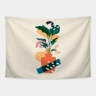 Orange Planter Tapestry