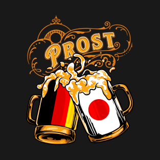 Oktoberfest Wiesn Prost Deutschland - Japan Tshirt T-Shirt