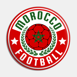 Morocco Football Pin