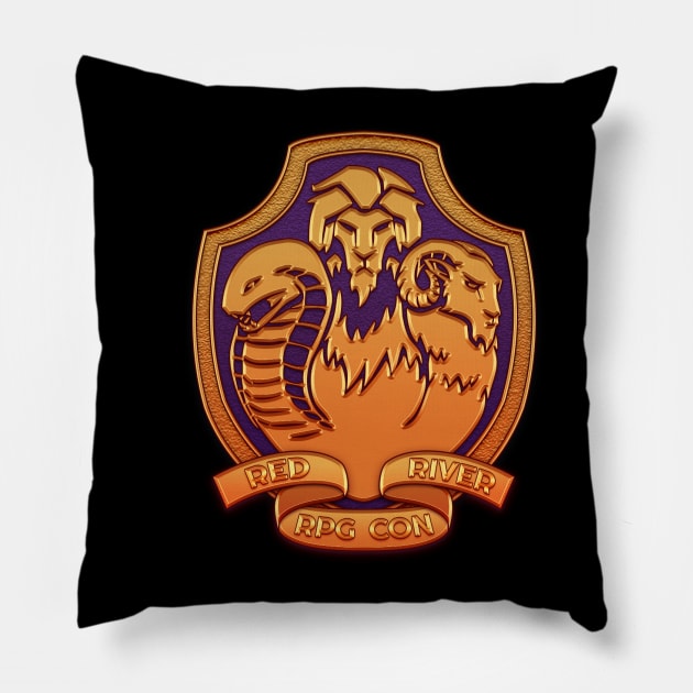 Red River RPG Con 2019 Color Pillow by TheLongCon