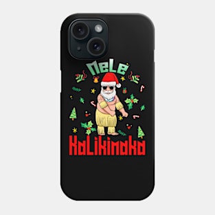 Mele Kalikimaka Christmas Santa Shaka Hawaii Phone Case