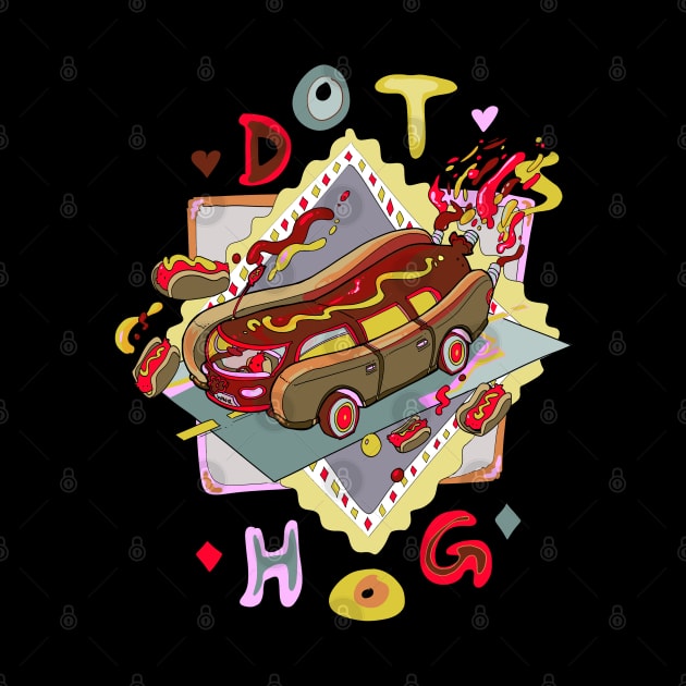 Hot Dog Car (Hotdogs of champions) by evumango