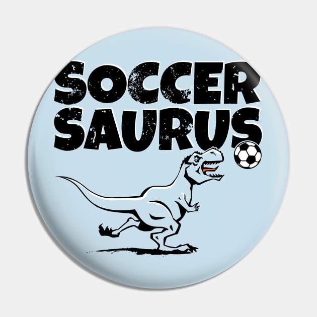 Soccer Dinosaur Pin by atomguy