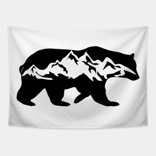 MOUNTAINS BEAR Tapestry