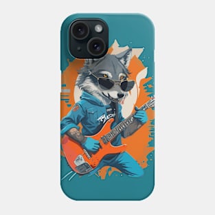 Wolf Play Guitar Phone Case