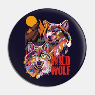 wolf Pin