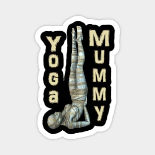 Yoga Mummy Shoulder Stand Pose Magnet