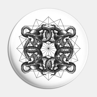 Hermetica Moderna - Medusa Intertwined Pin