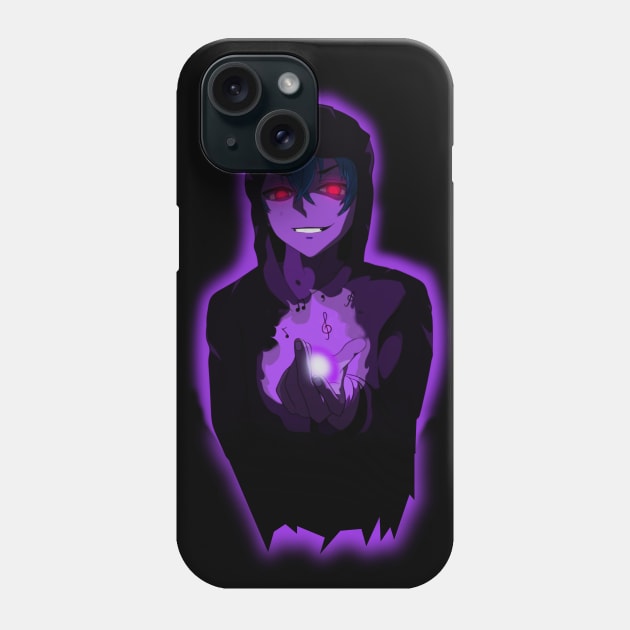 Anime character - Dark bad guy villain with evil anime smile Phone Case by PhilipArnaudov