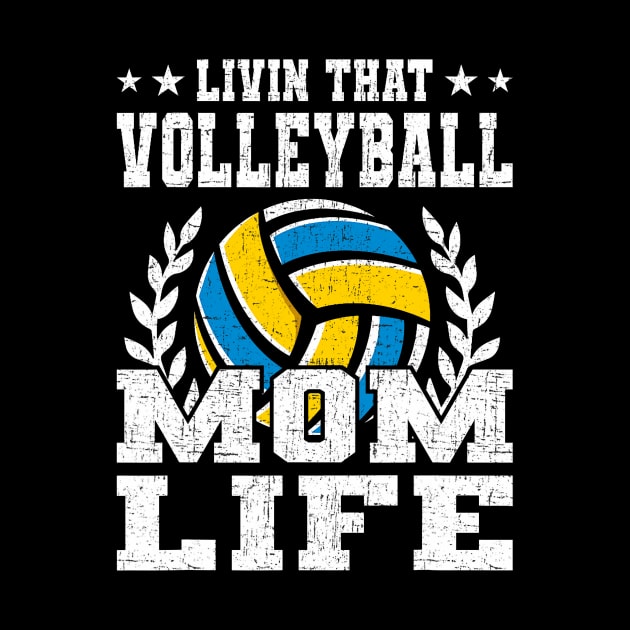 Livin That Volleyball Mom Life Coach Player by jadolomadolo