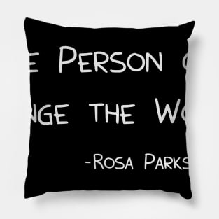 Rosa Bus Parks anti racism freedom Nah Nope gift Pillow
