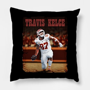 Travis Kelce vintage  style Pillow