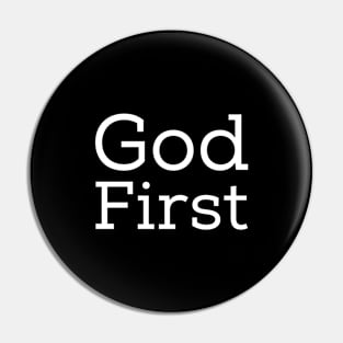 God First Pin