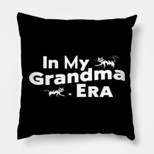 In My Grandma Era Funny Cat Lovers Shirt Pillow