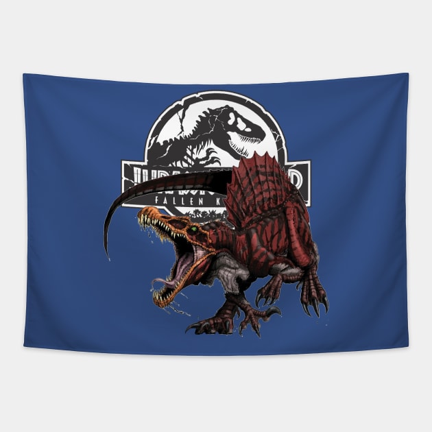 Spinosaurus Tapestry by WorldDinosaurs