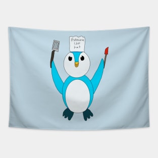 Chef Penguin Tapestry