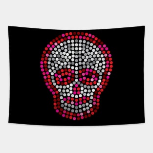 Skull big Sequins Tapestry