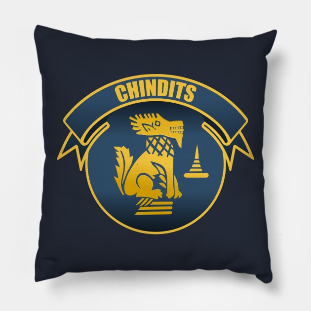 WW2 British Special Forces - Chindits Pillow by TCP