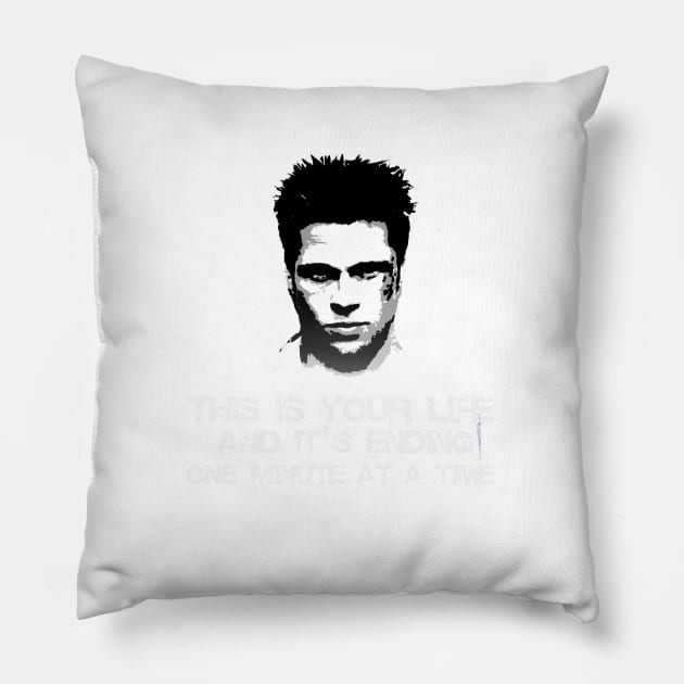 In tyler we trust. Pillow by NineBlack