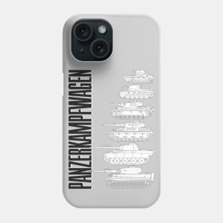 Hobby tanks! German Panzerkampfwagen tanks Phone Case