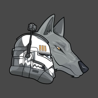 Commander Wolfe - grey T-Shirt